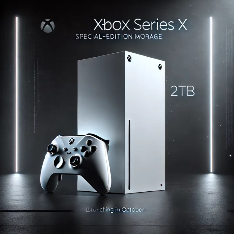 Microsoft Unveils White Xbox Series X with 2TB Storage: Special Edition Launching in October 2024